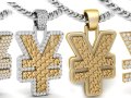 Yen Currency Pendant Collection 3D Print Model