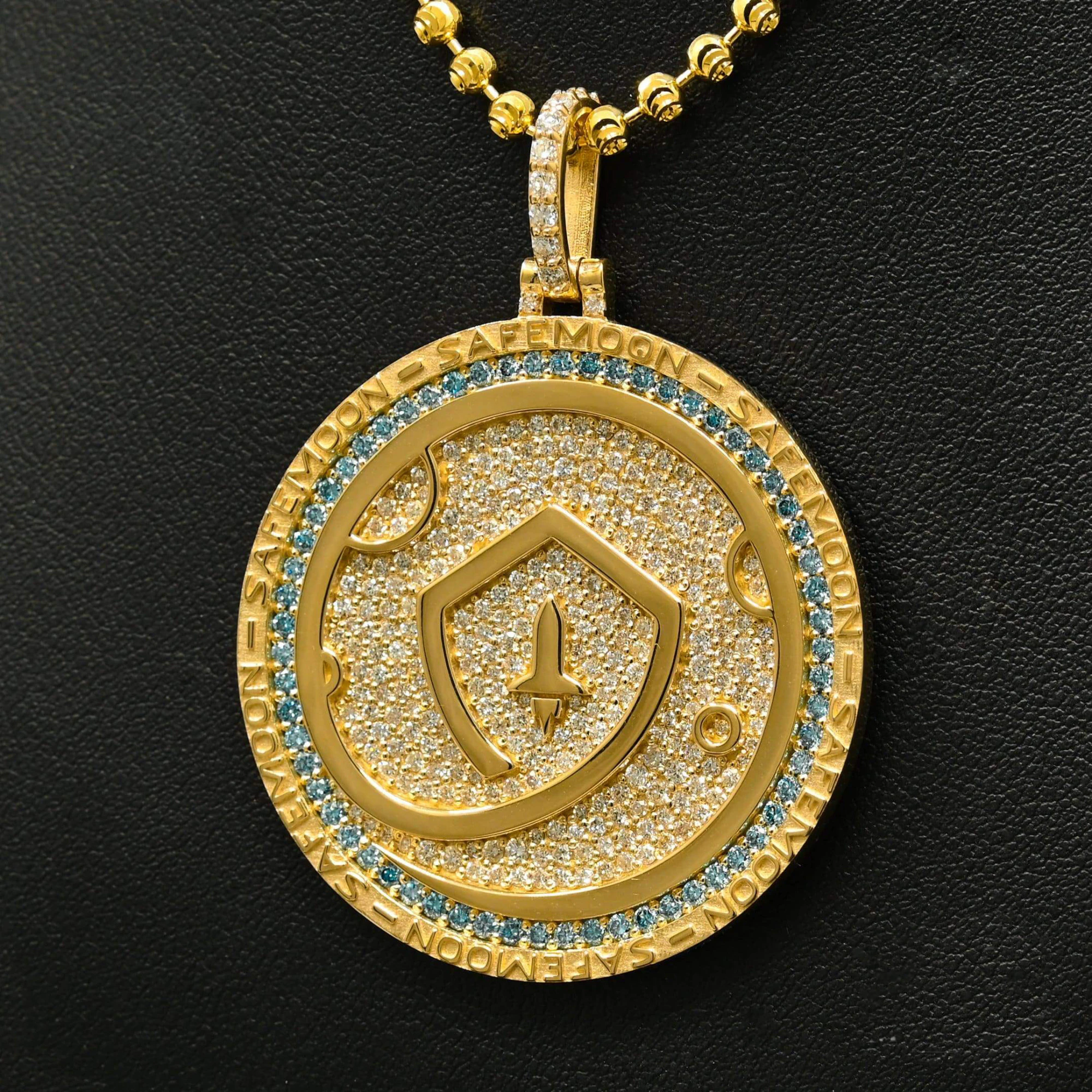 Safemoon Moonstone Diamond Pendant 3D Print Model .c4d .max .obj .3ds .fbx .stl .blend