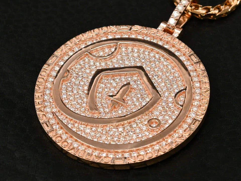 Safemoon Moonstone Diamond Pendant 3D Print Model