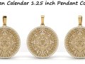 Mayan Calendar 1and 25 inch Diamond Pendant 3D Print Model
