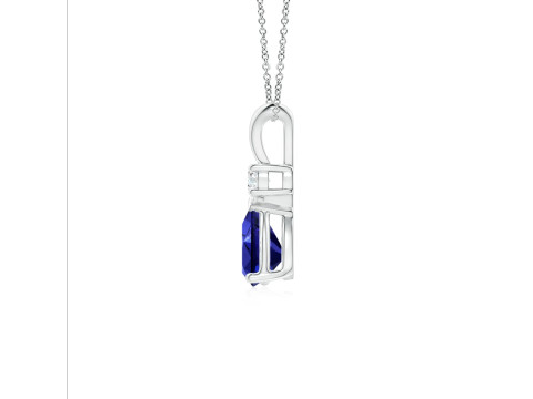 Valentine Pear with Round Solitaire Pendant 3Dプリントモデル