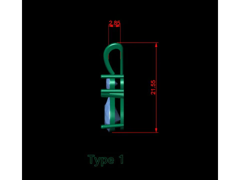 Valentine Pear with Round Solitaire Pendant 3D Print Model