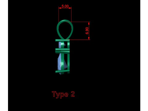 Valentine Pear with Round Solitaire Pendant 3D Print Model