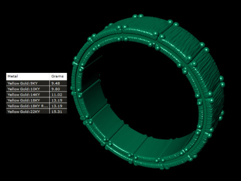 Classic Shield Textured Ring Band Model Cetak 3D