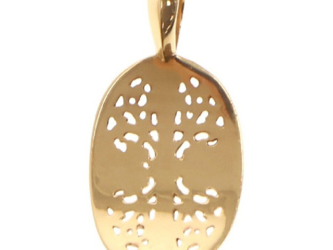 Cross Heart Royal Gold Necklace Pendant Modelo de impresión 3D
