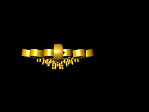 Blossom Diamond Flower Pendant Modèles 3D en vedette