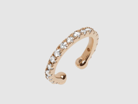 Mini Ear Cuff with Diamonds Model Cetak 3D