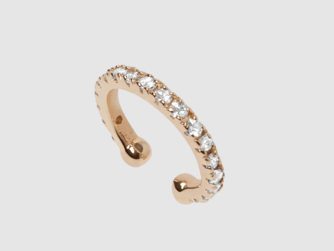 Mini Ear Cuff with Diamonds Model Cetak 3D