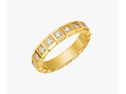 Diamond ICE Cube Band Ring 3Dプリントモデル