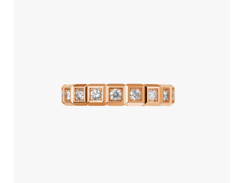 Diamond ICE Cube Band Ring 3D Print Model