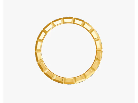 Diamond ICE Cube Band Ring 3D Print Model