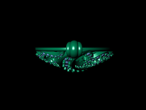 Filigree Diamond Pendant 2 Modèles 3D en vedette