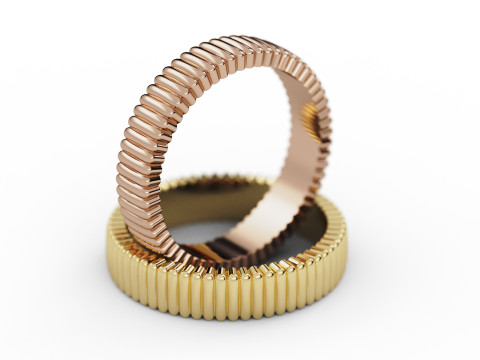 Boucheron QUATRE GROSGRAIN RING 3D प्रिंट मॉडल