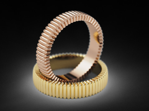 Boucheron QUATRE GROSGRAIN RING 3D Print Model