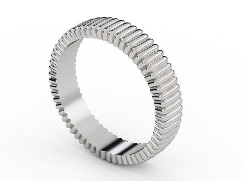 Boucheron QUATRE GROSGRAIN RING 3D Print Model