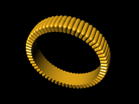 Boucheron QUATRE GROSGRAIN RING 3D Print Model
