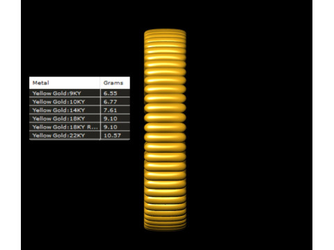 Boucheron QUATRE GROSGRAIN RING 3D Print Model