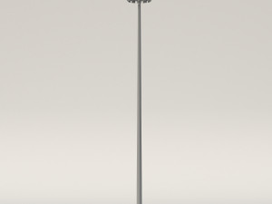 high mast lighting pole Modelo 3D