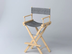 chaise de r&eacute;alisateur m01 Modèle 3D