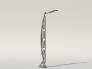 sailing boat lighting pole 3D 모델