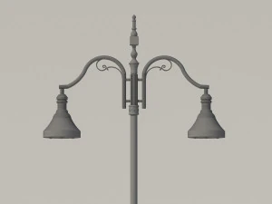 lili aydınlatma direği 3D Model