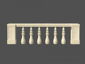 classic handrail 3D Model
