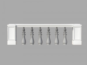 classic handrail 3D Модель