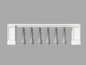 classic handrail 3D Model