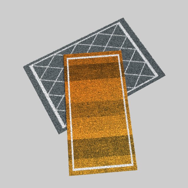 modern curpet Model 3D .c4d .max .obj .3ds .fbx .stl .blend 