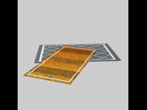 modern curpet Model 3D