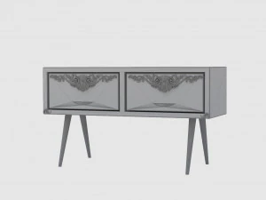 classic table 01 3D Model