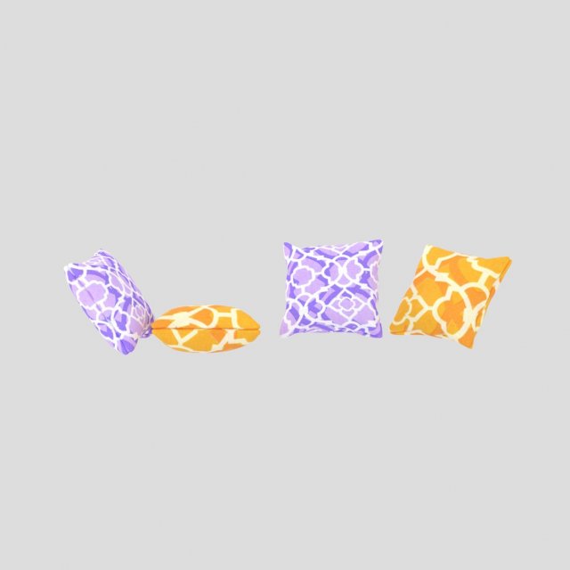 Pillow 01 3D-Modell .c4d .max .obj .3ds .fbx .stl .blend 