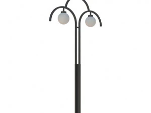 irises light pole 3D Model