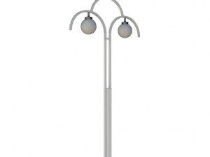 irises light pole Model 3D
