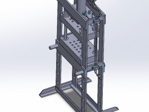 hydraulic punching device for molding 3Dモデル
