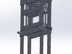 hydraulic punching device for molding 3Dモデル