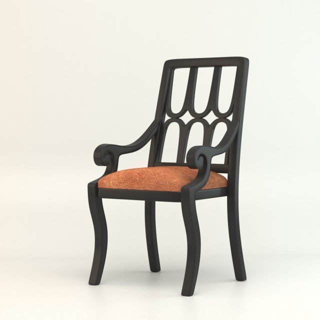 arm chair 3D Model .c4d .max .obj .3ds .fbx .stl .blend 