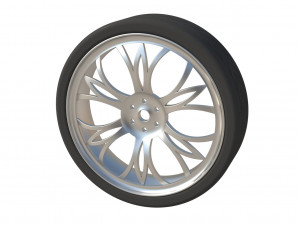 Tire wheel 3D Model