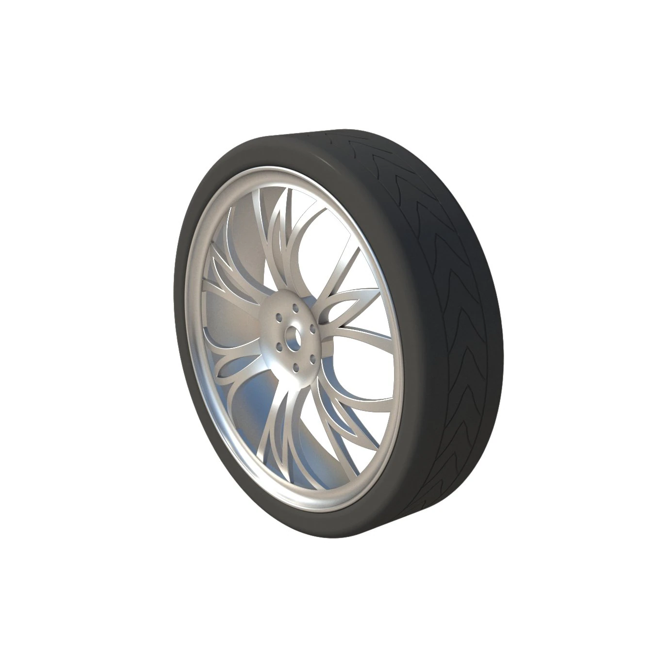 Roue de pneu Modèle 3D .c4d .max .obj .3ds .fbx .stl .blend 