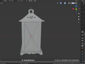 wooden latern 3D Model
