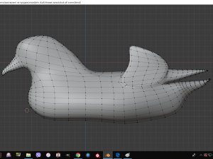 floating mandarin duck Modèle 3D