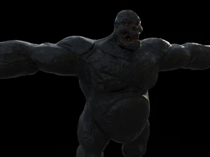 gorilla monster stronger rigged 3D Model