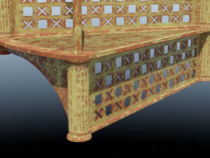 Spiral Staircase blend 3D Model
