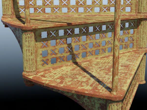 Spiral Staircase blend 3D Model