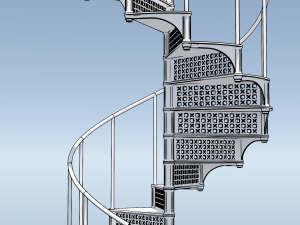 Spiral Staircase blend Modèle 3D