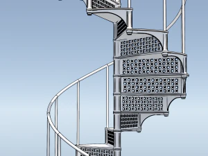 Spiral Staircase blend 3D Model