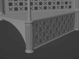 Spiral Staircase blend 3D Model