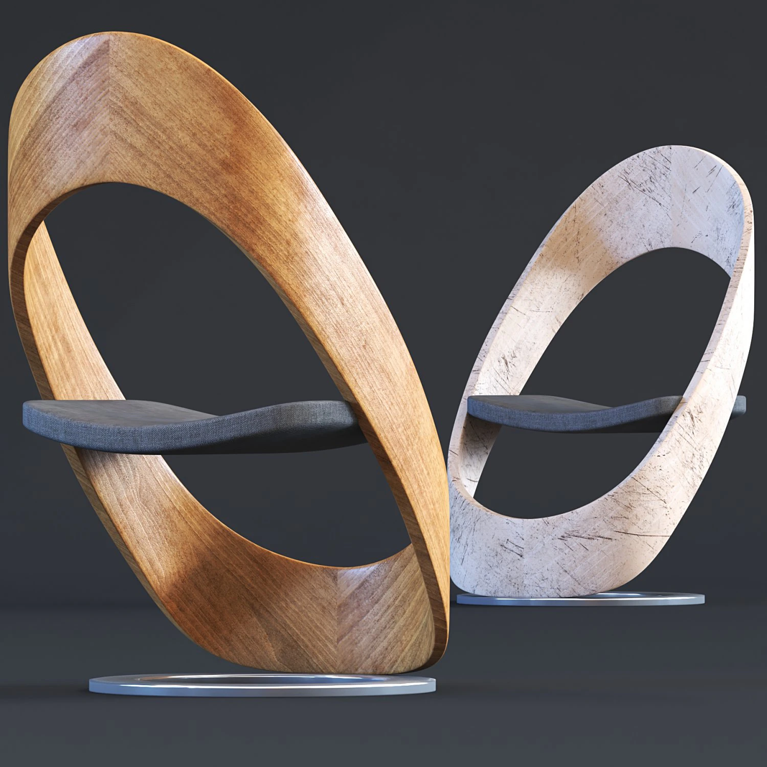 modern chair 3D Model .c4d .max .obj .3ds .fbx .stl .blend 