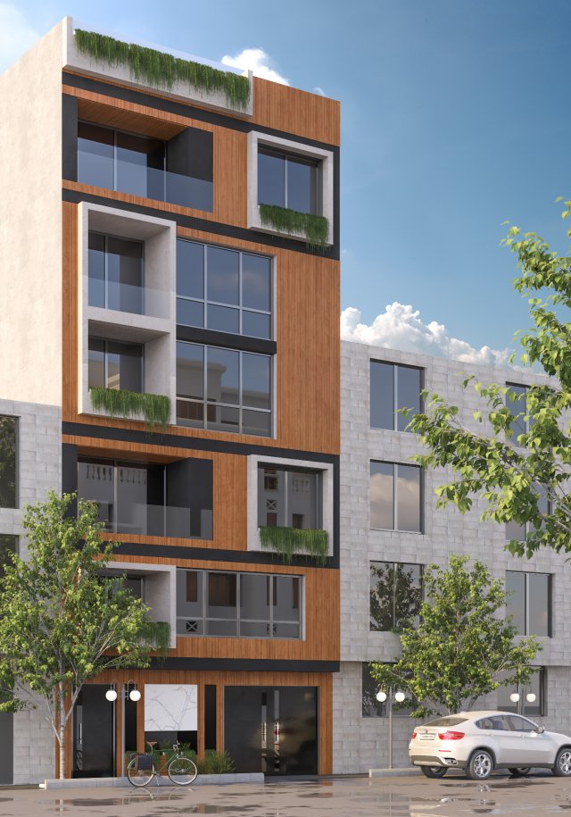 modern exterior design 3D Model .c4d .max .obj .3ds .fbx .stl .blend