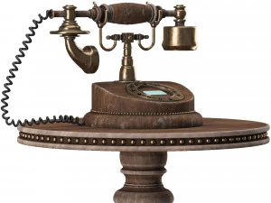 antique telephone 3D Model